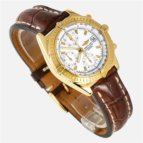 solid gold breitling watch for sale|breitling watches goldsmiths.